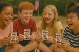 kids playing card game